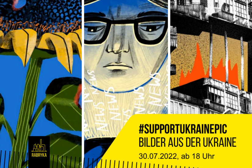 Die Ausstellung "#SupportUkrainePic - Bilder aus der Ukraine" wird bis Oktober gezeigt und kann zu den Öffnungs- und Veranstaltungszeiten der Rabryka kostenlos besucht werden.