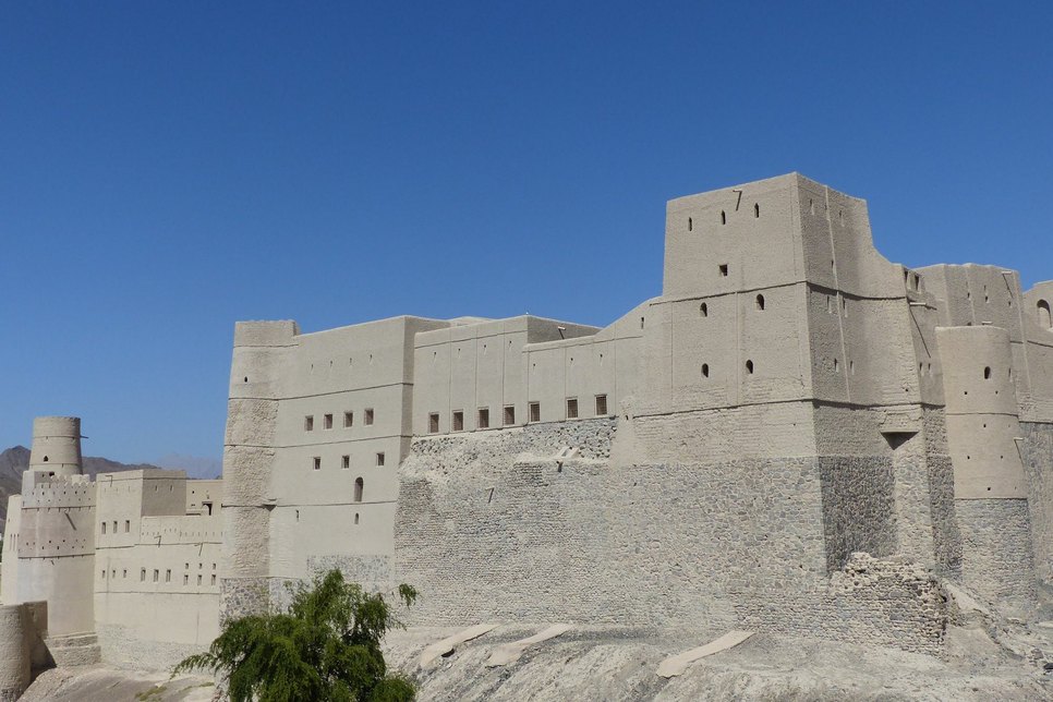 Bahla - Omans größtes Lehmfort mit der längsten Stadtmauer des Landes.