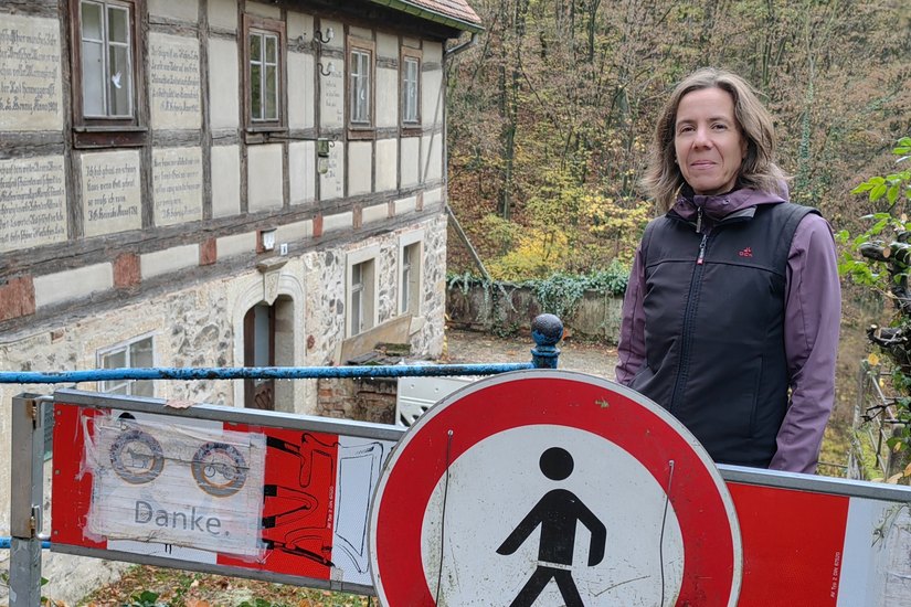 Landschaftsarchitektin Annegret Grütze unterstützt die Bürgerinitiative als Anwohnerin.