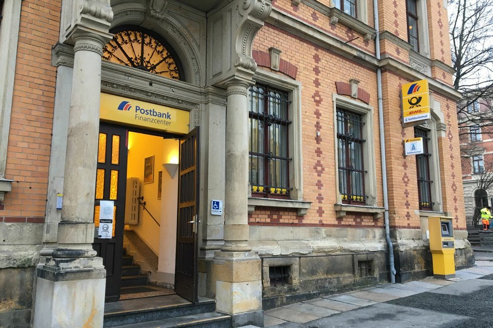 Die Postbank-Filiale im Zittauer Hauptpostamt öffnet am 1. Februar zum letzten Mal. Foto: T. Keil