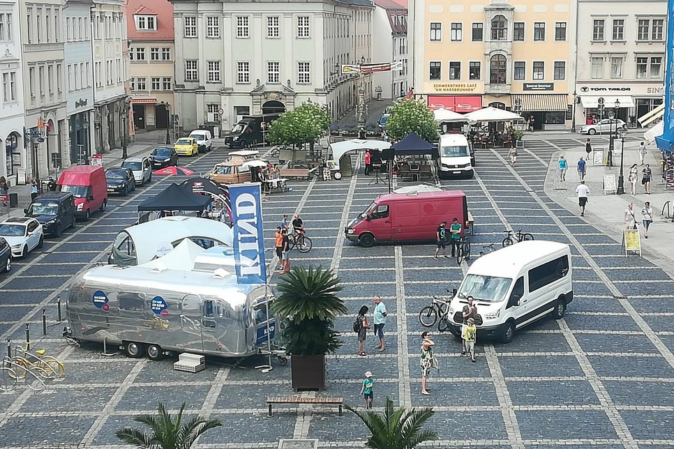 Der Zittauer Marktplatz wird Schauplatz vieler der vom Gewerbe- und Tourismusvereins „Zittau lebendige Stadt“ geplanten Aktionen. Foto: Verein