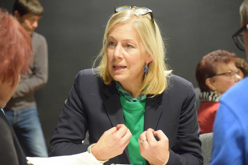 Die Stadträtin Katja Gerhardi hat sich ebenfalls am Dialog beteiligt.