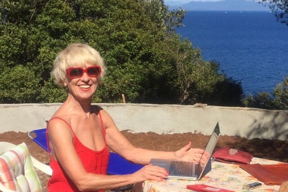 in ihrem Urlaub auf der Insel Elba (Foto privat)