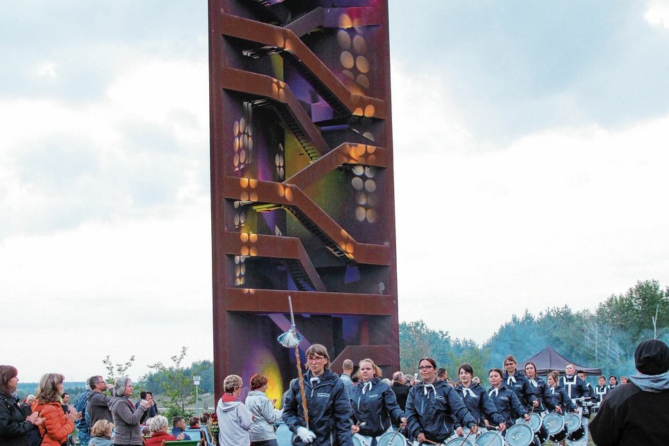 Zehn Jahre Landmarke »Rostiger Nagel« wurden am 17. Mai dieses Jahres gefeiert. Foto: Archiv/sts