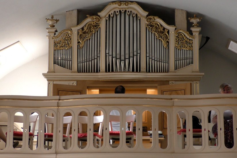 Die neue Orgel in der Schlosskirche Lauchhammer.  Foto: Stadt Lauchhammer, Heiko Jahn
