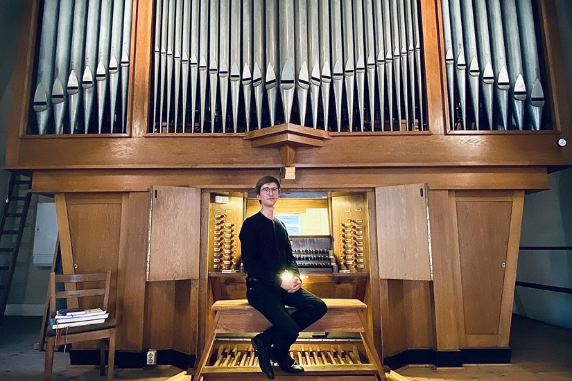 Organist Benjamin Sawicki ist der nächste Musiker, der in der evangelischen Peter-Paul-Kirche zu hören sein wird.