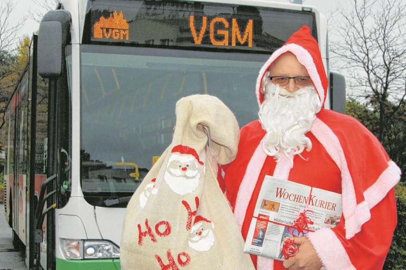 Hagen Mehner (52) spendet seit Jahren in seinem Ehrenamt viel Freude. Er ist seit mehr als 38 Jahren Weihnachtsmann aus Leidenschaft und im »zweiten Beruf« seit 1990 Busfahrer bei der Verkehrsgesellschaft Meißen (VGM).