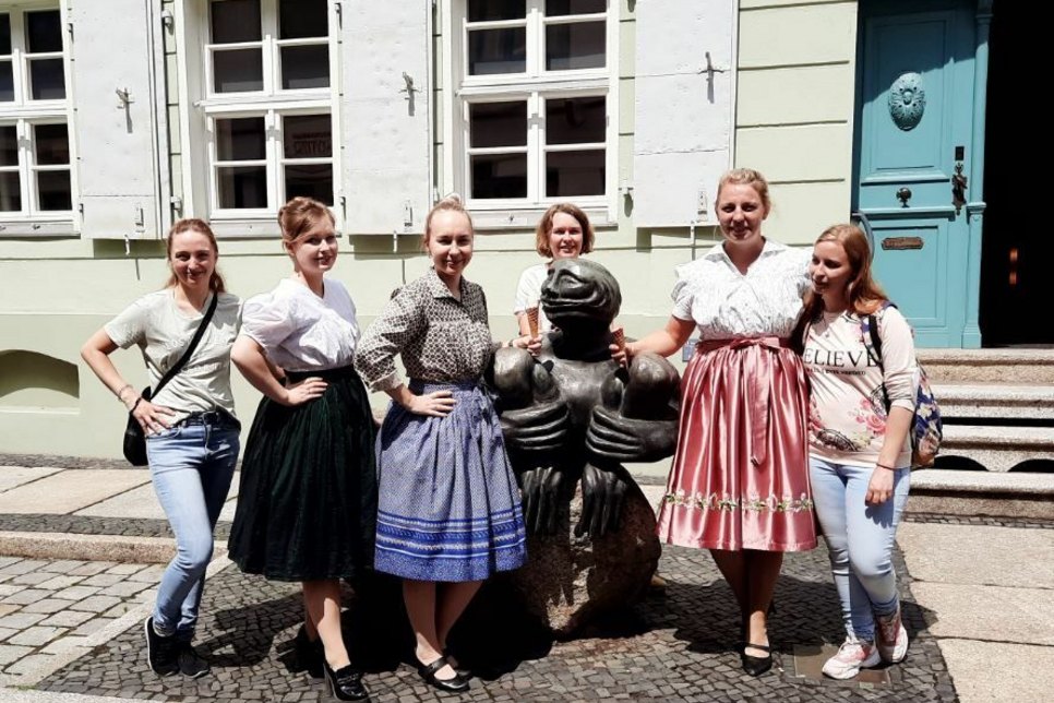 Teilnehmerinnen des Sorbischkurses. Foto: U.Henschel