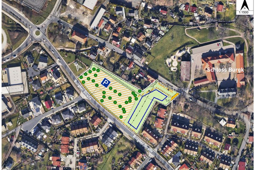 Illustration zum Bebauungsplan. Foto: Stadt Freital