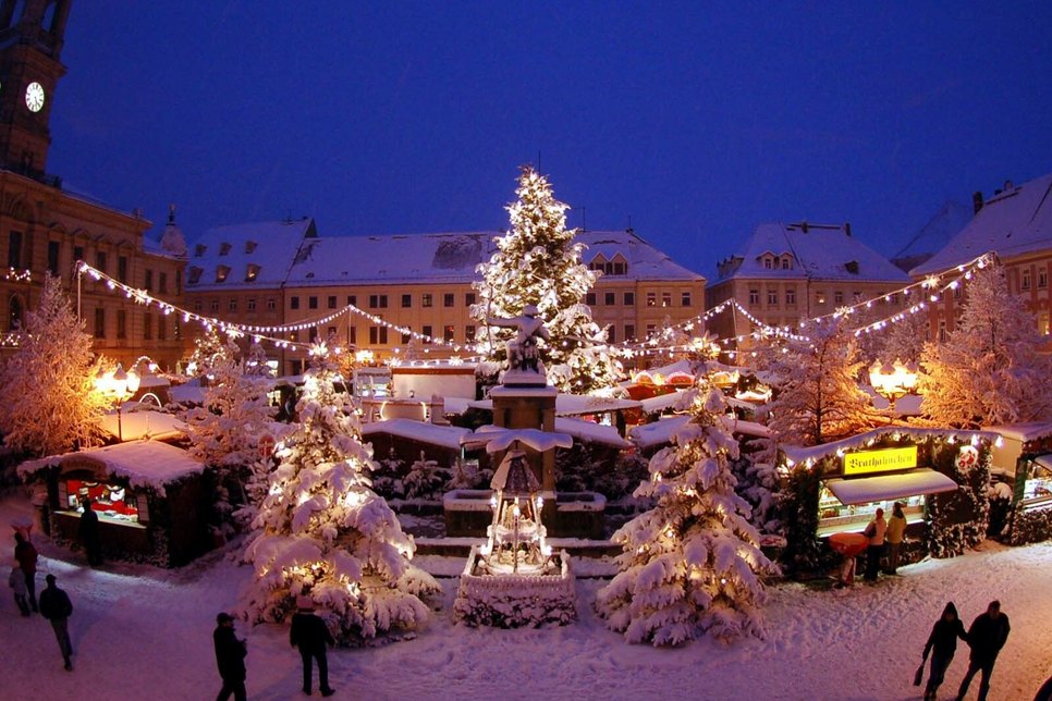 Großenhainer Weihnachtsstadt.  Foto: Peschel