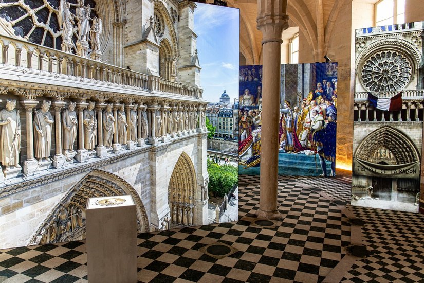 Einige Eindrücke aus der Notre-Dame-Ausstellung.