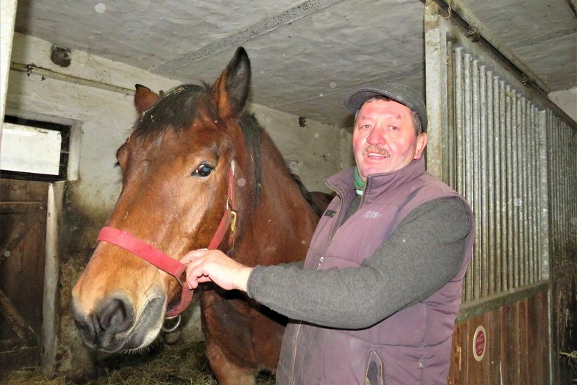 Peter Robel liebt Pferde und die Natur. Wenn Corona