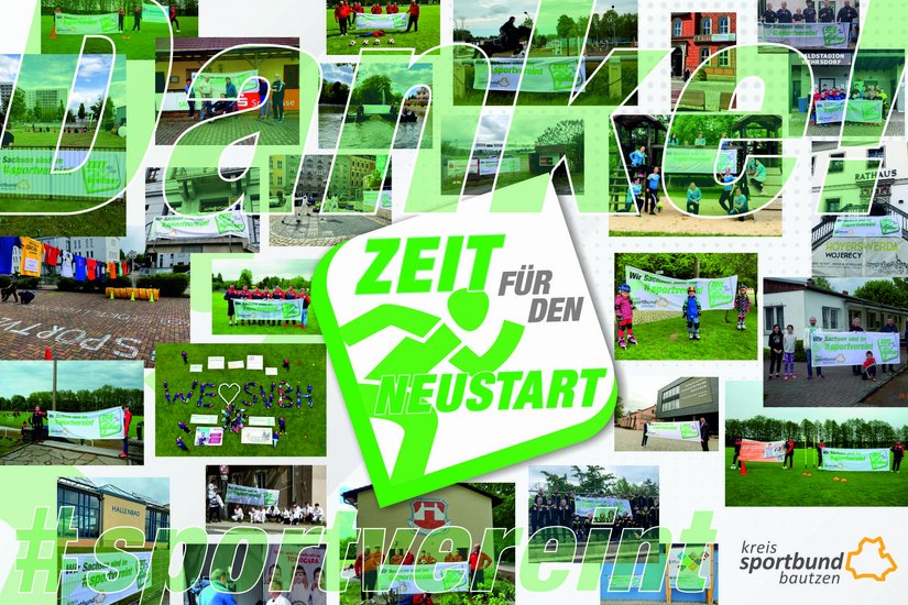 Zahlreiche Sportvereine aus dem Landkreis Bautzen folgten am vergangenen Wochenende dem Aufruf des Kreissportbundes Bautzen. Grafik: Kreissportbund
