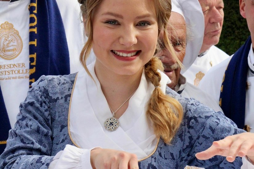 Lina Trepte ist das 24. Dresdner Stollenmädchen.