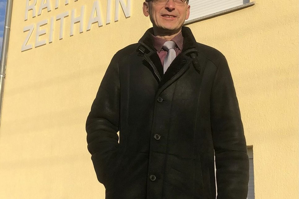 Mathias Busse wäre gern der Neue im Zeithainer Rathaus und wird sich zur Wahl des Bürgermeisters stellen. Foto: Privat