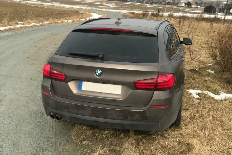 Der sichergestellte BMW. Foto: Polizei