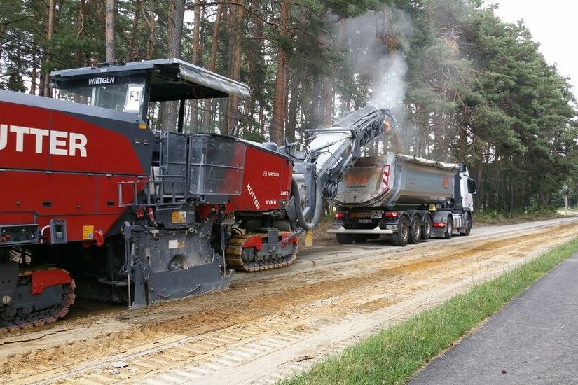 Der Ausbau der Kreisstraße zwischen Jerischke und Zelz schreitet voran.