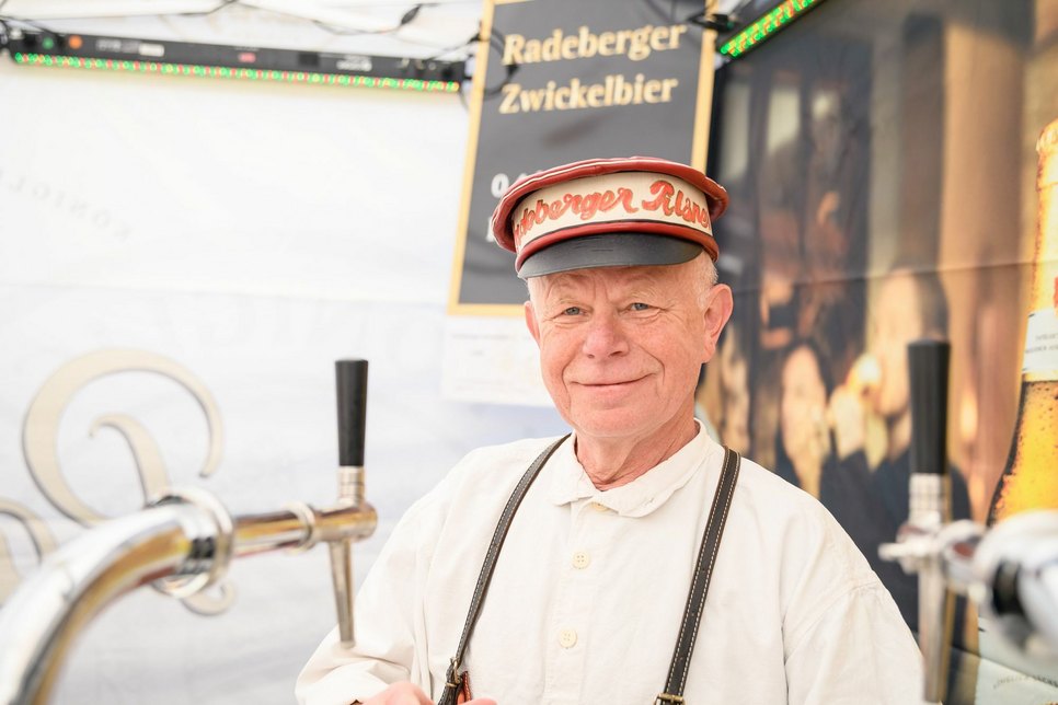 Bierkutscher Ernst im Bierstadtfest-Einsatz. Foto: Radeberger Exportbierbrauerei
