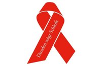 Dresden zeigt Schleife - am 1. Dezember wird rund um Aids informiert.