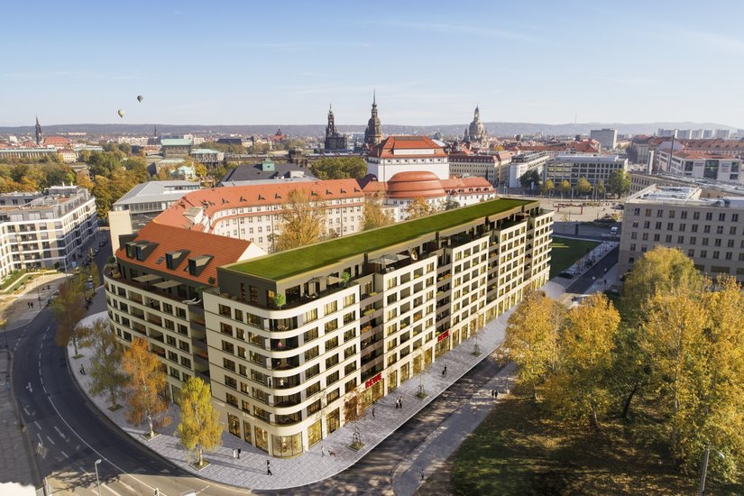 Die REVITALIS REAL ESTATE AG mit Sitz in Hamburg sowie Niederlassungen in Köln, Dortmund, Dresden und Mainz ist Bauherr des Komplexes. Visualisierung: Kunzberg