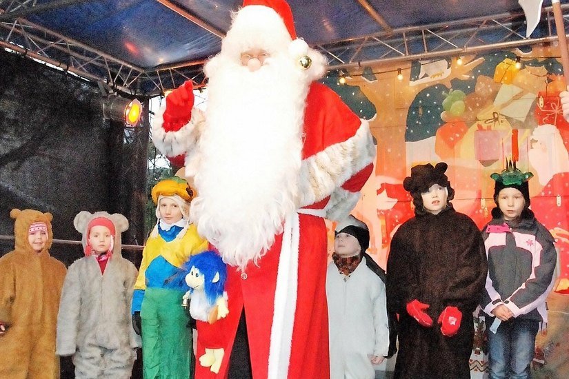 Natürlich wird auch der Weihnachtsmann den Potschappler Advent besuchen.