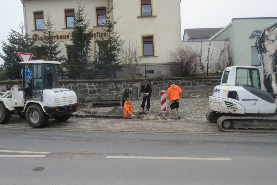 Der Eastclub Bischofswerda bekam einen neuen Zufahrtsweg, weil die Baufahrzeuge diesen in der Bauphase beschädigten. Foto: privat