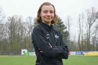 Tessa Zimmermann aus Frankenthal startete ihre spielerische Laufbahn beim Bischofswerdaer FV 08 und ging anschließend zu RB Leipzig.        Foto: Sandro Paufler