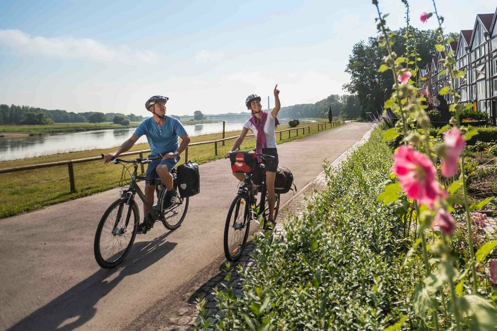 Ausflüge entlang der Elbe gehören zu den beliebtesten Radtouren im Land.