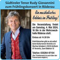 Konzert Rudy Giovannini