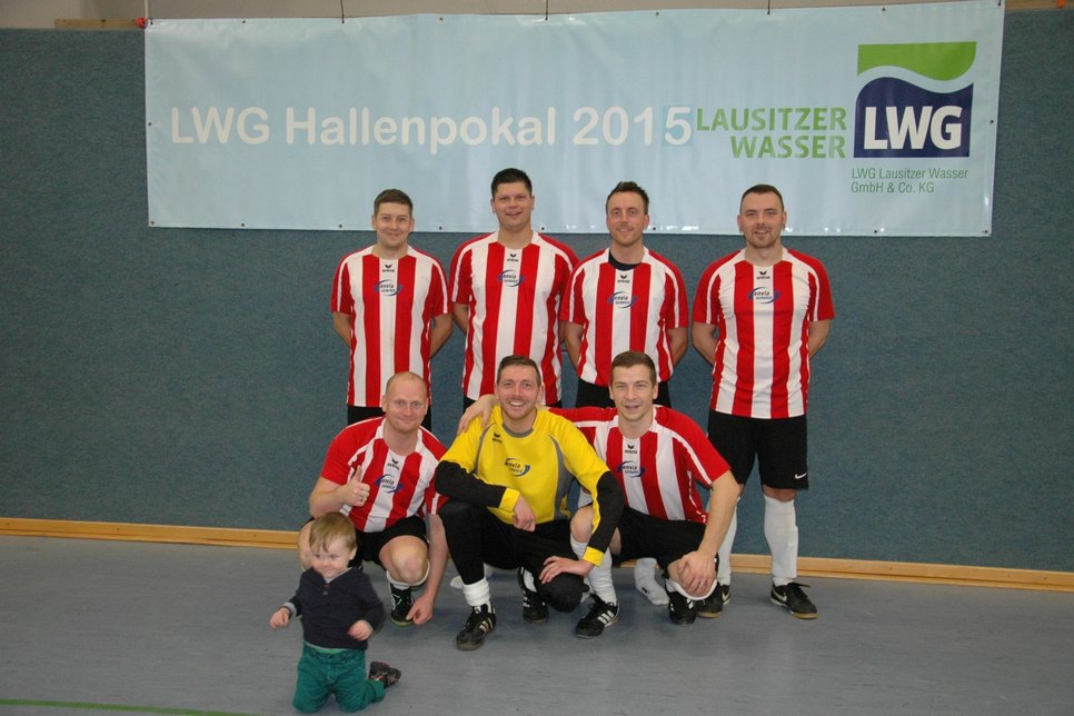 Das Team Envia siegte beim LWG-Hallencup im Kolkwitz-Center. Foto: LWG