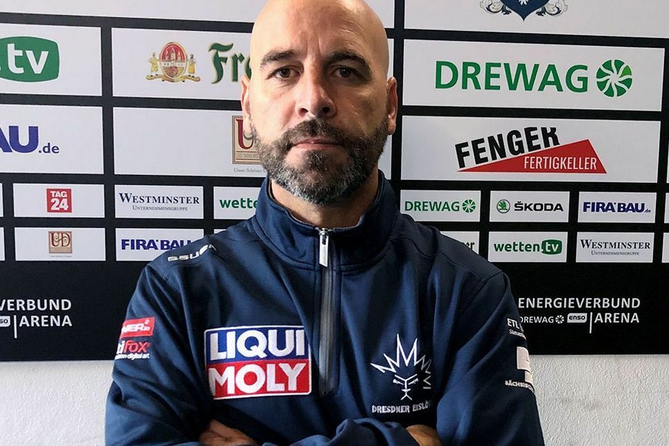 Rico Rosssi ist neuer Trainer der Eislöwen. Foto: PR / Dresdner Eislöwen