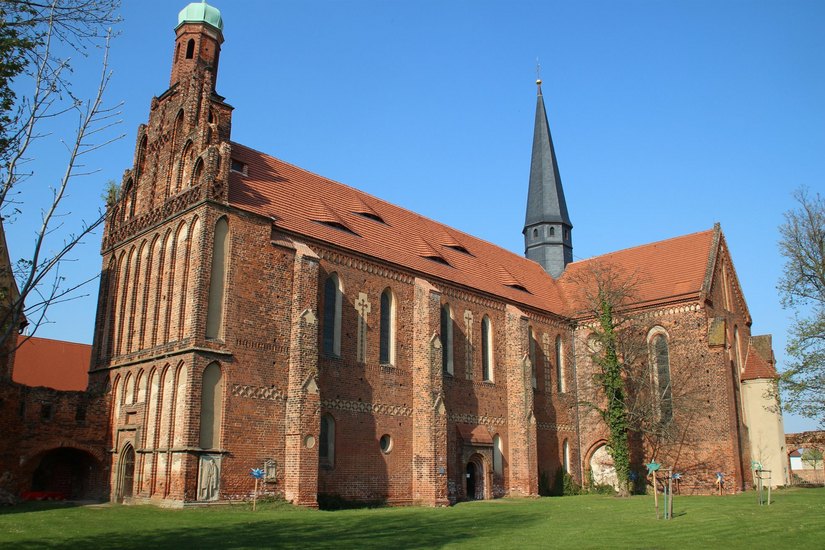 Die Klosterkirche in Mühlberg/Elbe.
