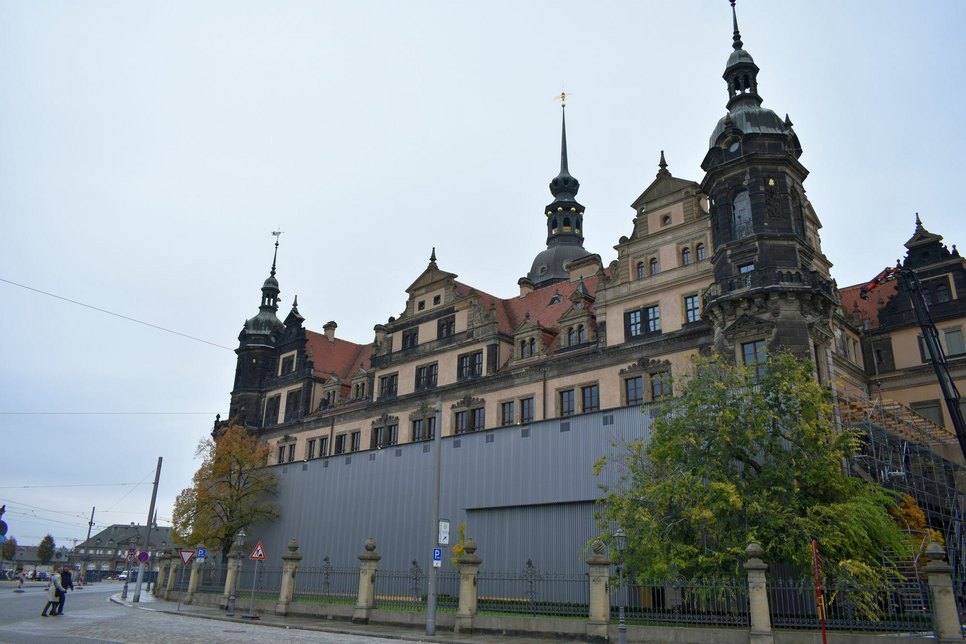 So zeigt sich Dresdens Prachtschloss in diesen Tagen. Fotos: Schiller