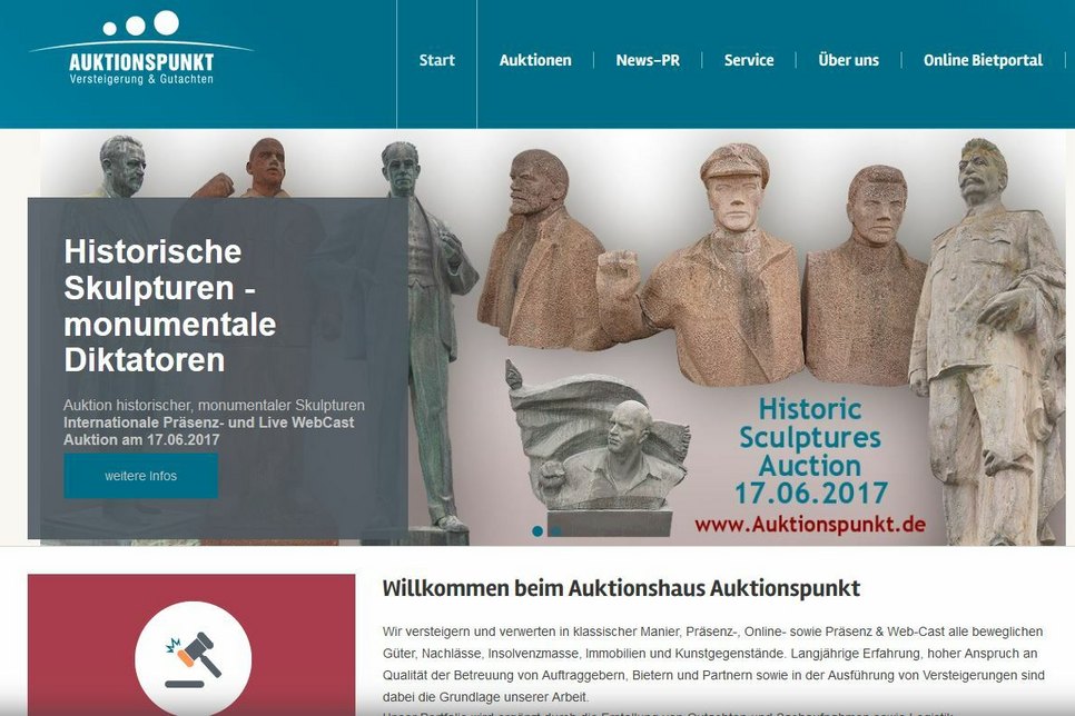 Screenshot: www.auktionspunkt.de
