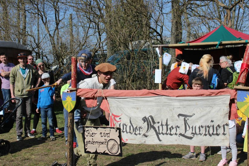 Kleine Ritter ganz groß beim »Kinder-Ritter-Turnier«.