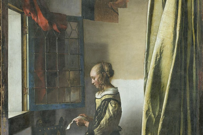 Gemälde im derzeitigen Zustand mit Cupito.