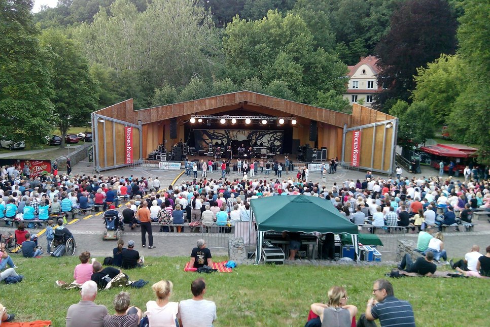 Die Freilichtbühne Spremberg wird am 1. Juni 2019 zum Schauplatz des großen Hit-Spektakels. Foto: kri