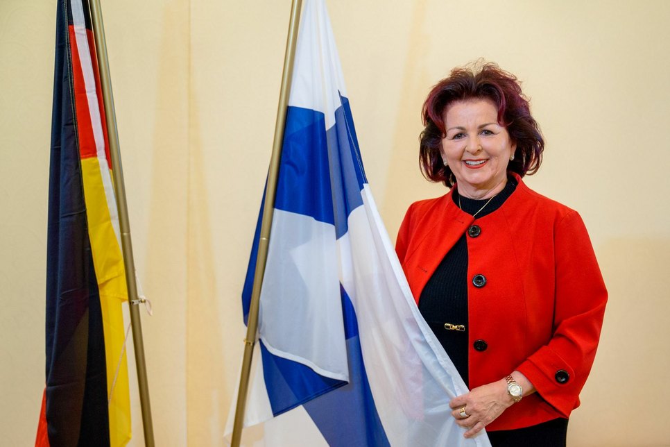 Viola Klein ist seit 15. Januar die erste weibliche Honorarkonsuln Finnlands in Deutschland.