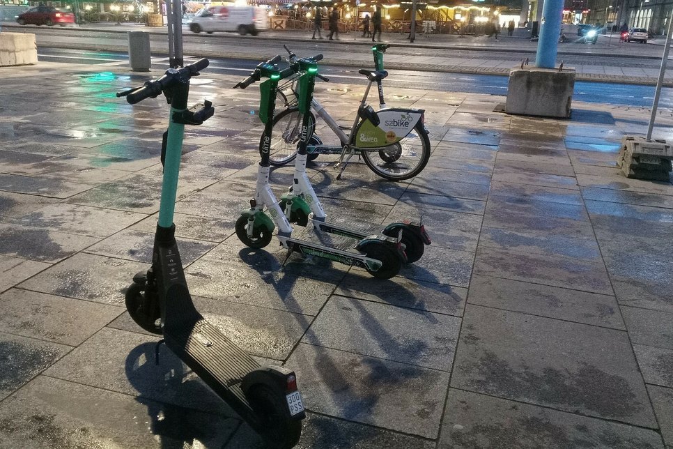 Da war es nur noch einer: Limes ist mit seinen S-Scootern noch in Dresden vertreten. Fotos: Pönisch