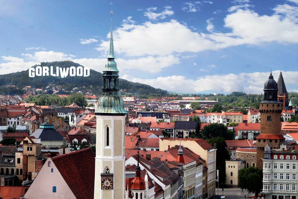 Görliwood – Stadtpanorama Görlitz (Fotomontage), Quelle: Die Partner