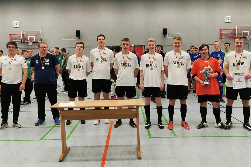 Zabeltitzer A-Junioren sind Futsal-Kreismeister 2019/2020. Foto: KVF