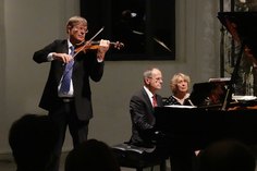 Stets gut besucht - die Konzerte von Volkhard Steude (Violine) und Prof. Andreas Rentsch (Flügel) im Klostersaal der Kulturkirche Luckau.