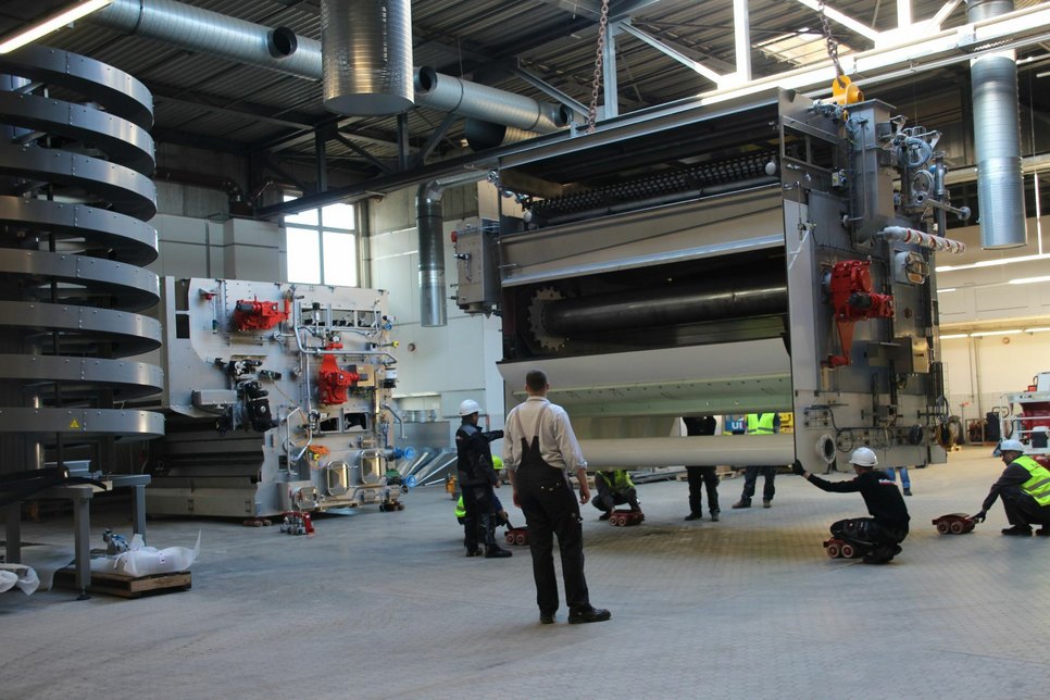 Einbau der Waschmaschine Fotos (3): Radeberger Exportbierbrauerei