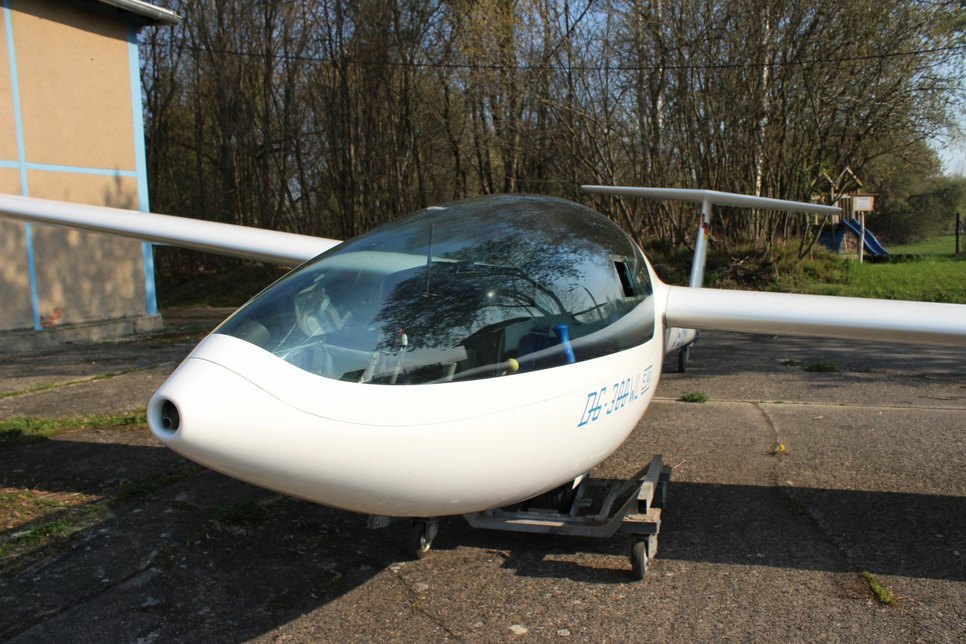 Das neue Segelflugzeug wurde angeschafft, weil der alte Flieger, eine Jantar Standard 3, in die Jahre gekommen ist. Foto: Keil
