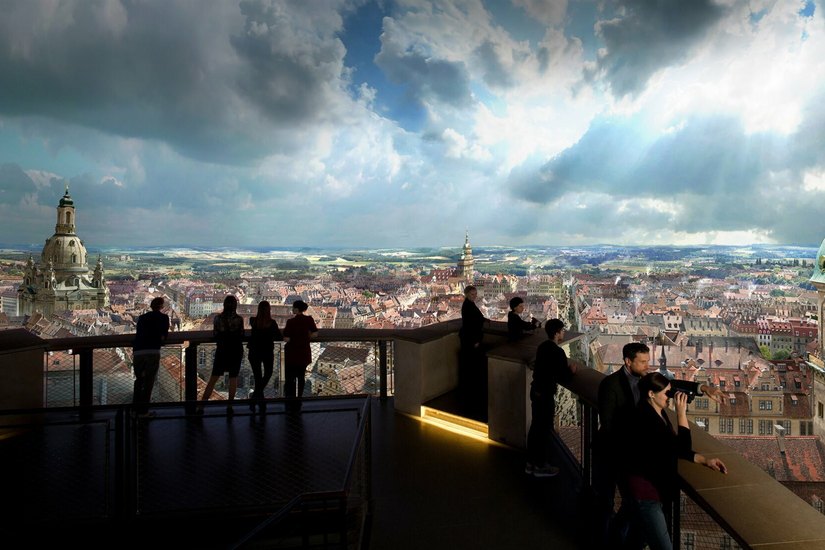 Panorama: Auf 3000 Quadratmeter 300 Jahre zurück - eine Zeitreise ins legendäre barocke Dresden.