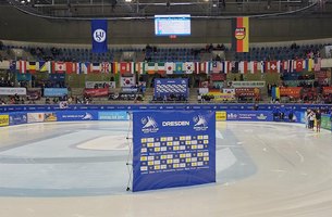 ISU World Cup Short Track in der Joynext Arena Dresden. | Foto: Büttner