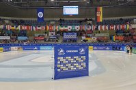 ISU World Cup Short Track in der Joynext Arena Dresden.