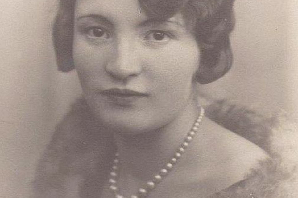 Gertrud Patzschke führte das Geschäft nach dem Tod ihres Mannes allein weiter.