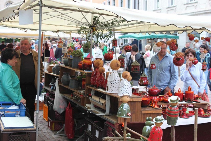 Der Töpfermarkt lockt dieses Wochenende nach Meißen. Foto: Gewerbeverein