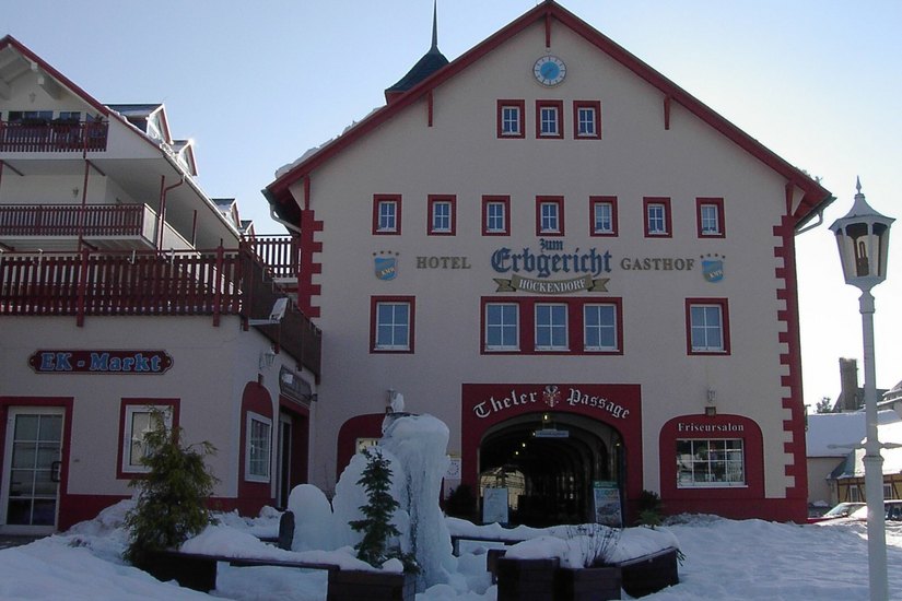 Das Hotel „Zum Erbgericht“ ist gut gerüstet für die Gäste und vielleicht liegt dann auch der erste Schnee?                Foto: Hotel